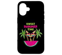 Carcasa para iPhone 16 Chihuahua Sweet Summer Time Illustration Graphic Designs