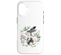 Carcasa para iPhone 16 Chinese Rabbit New Year, The Cottage Core Bunny