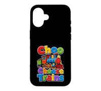 Carcasa para iPhone 16 Choo Elegir Trenes Divertido Tren Amante Juego de Palabras