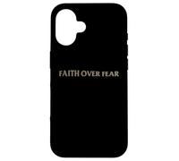 Carcasa para iPhone 16 Christian Faith Over Fear Shirt Men Jesus Religious Shirts