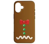 Carcasa para iPhone 16 Christmas Gingerbread Costume Kids Funny Christmas Holiday
