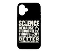 Carcasa para iPhone 16 Científico Evidencia Hechos Ciencia Educación Humor