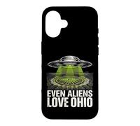 Carcasa para iPhone 16 Círculo de Cosecha OVNI secuestro de Ohio