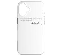 Carcasa para iPhone 16 Cita de Alexander Hamilton - Aquellos Que no representan Nada