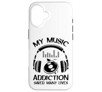 Carcasa para iPhone 16 Cita Divertida de DJ para Disc Jockeys