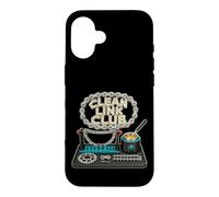 Carcasa para iPhone 16 Clean Link Club Bicicleta Cuidado de Cadena Taller