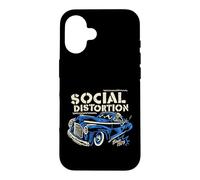 Carcasa para iPhone 16 Coche Oficial de distorsión Social 1979