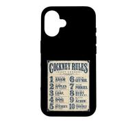 Carcasa para iPhone 16 Cockney Rules Londres Rhyming Slang