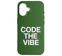 Carcasa para iPhone 16 Code The Vibe Diseño de codificación para desarrolladores Coders