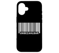 Carcasa para iPhone 16 Código de Barras inestimable.