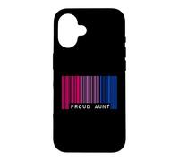 Carcasa para iPhone 16 Código de Barras Orgullo Orgullo Orgullo Bisexual Bandera LGBTQ Amor estético