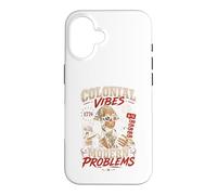 Carcasa para iPhone 16 Colonial Vibes Problemas Modernos Camiseta Retro