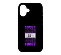 Carcasa para iPhone 16 Color Morado Enfócate en tu Dinero Gráfico Morado