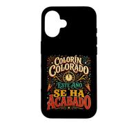 Carcasa para iPhone 16 Colorín Colorado Este Año Se Ha Acabado Año Escolar Recuerdos