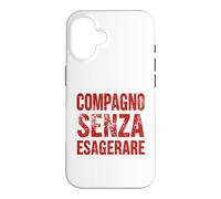 Carcasa para iPhone 16 Compagno Ma Senza Esagerare Ironica PCI Vintage Comunista