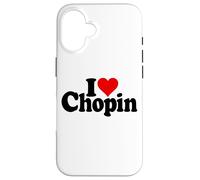 Carcasa para iPhone 16 Compositor DE Polish Frederic I Love Heart Chopin