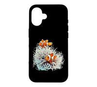 Carcasa para iPhone 16 Cool Aquarium Pez Payaso Tropical Coral Reef Fish Fisher Gift