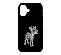 Carcasa para iPhone 16 Cool Dik Dik Gafas Dibujo Antílope