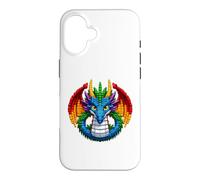 Carcasa para iPhone 16 Cool Dragon Master Builder Building Blocks Bricks Kids Boys
