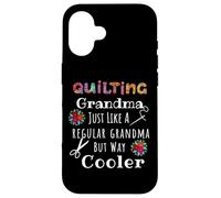 Carcasa para iPhone 16 Cool Quilting Grandma for Stylish Creative Crafty Grandmas