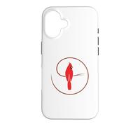 Carcasa para iPhone 16 Cool Red Cardinal Bird Animal Wildlife Nature Gift Hombres Mujeres