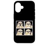 Carcasa para iPhone 16 Cool Sloth Lover Photo Booth Colgante Animal Wildlife Sloth