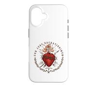 Carcasa para iPhone 16 Cor Jesu Sacratissimum Sagrado Corazón Tradicional Católico