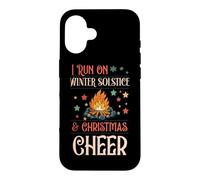 Carcasa para iPhone 16 Corro En El Solsticio De Invierno Y Navidad Cheer Matching X-Mas