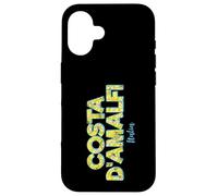 Carcasa para iPhone 16 Costa d'Amalfi limón Italia Vintage Amalfi Coast Souvenir
