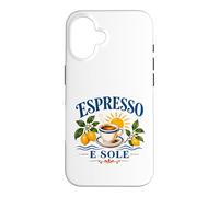 Carcasa para iPhone 16 Costa de Amalfi Italia Espresso E Sole Italiano Verano