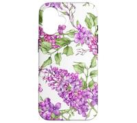 Carcasa para iPhone 16 Cottagecore Aesthetic For Flower Lover Cute Lilac Pattern