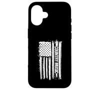 Carcasa para iPhone 16 Country Music American Flag Deep South Musical Gift