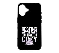 Carcasa para iPhone 16 Cozy Horror Aesthetic Spooky Snuggly Fantasmal Comfort