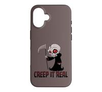 Carcasa para iPhone 16 Creep It Real Cute Grim Reaper