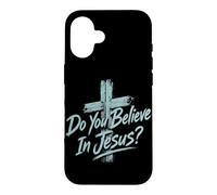 Carcasa para iPhone 16 ¿Crees En Jesús Cruz Cristiana Fe Religioso