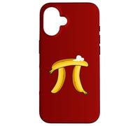 Carcasa para iPhone 16 Crema de plátano Pi Funny Pi Day Banana Cream Pi