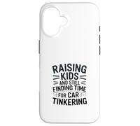Carcasa para iPhone 16 Criando niños y todavía encontrando Tiempo para Jugar en el Coche