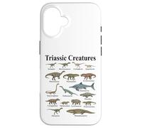 Carcasa para iPhone 16 Criaturas Triásicas Primeros Reptiles Evolución Paleontología