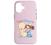 Carcasa para iPhone 16 Cuidado de heridas Enfermera Patch Things Up Kawaii Enfermería WOCN Lindo