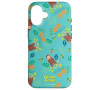 Carcasa para iPhone 16 Curious George Let’s Go Wild All Over Print