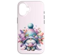 Carcasa para iPhone 16 Cute Aesthetic Spring Must Haves with Lilac GNOME Graphic