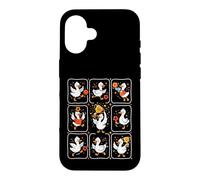 Carcasa para iPhone 16 Cute Duck Soccer Star Champion 2024