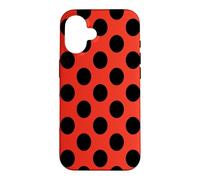 Carcasa para iPhone 16 Cute Ladybug Beetle Ladybird Ladybeetle Insect Red