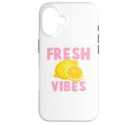 Carcasa para iPhone 16 Cute Lemon Fresh Fruits Summer Fresh Lemons