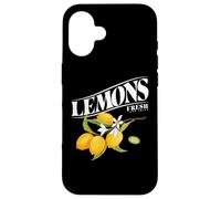 Carcasa para iPhone 16 Cute Lemon Fruit Fresh and Juicy Capri Lemons