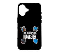 Carcasa para iPhone 16 Cybersecurity I Don't Fix Computers I Manage Risk
