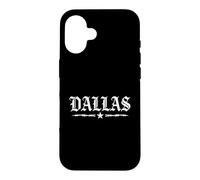 Carcasa para iPhone 16 Dallas Barbed Wire Streetwear Texas Throwback Style