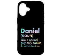 Carcasa para iPhone 16 Daniel Like A Normal Guy Only Cooler Legend King Nombre