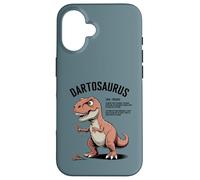 Carcasa para iPhone 16 Darts Dinosaur Darts Jugador de Dardos Trex Lanzador de Dardos