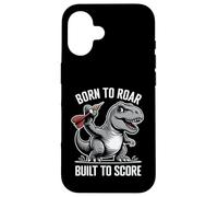 Carcasa para iPhone 16 Darts Dinosaur Darts Jugador de Dardos Trex Lanzador de Dardos